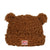 BASICKS BEAR BEANIE / DARK BRW