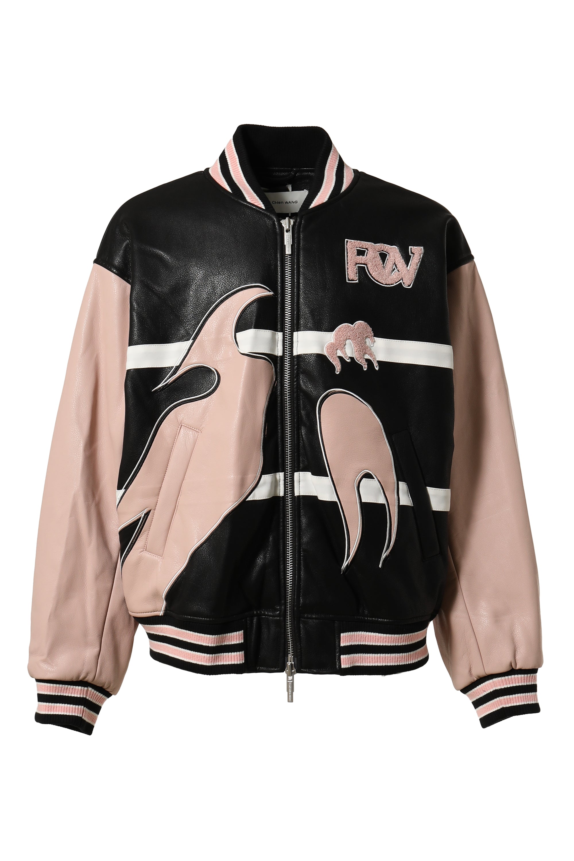 FenG CHen WANG フェン チェン ワン FW23 BOMBER JACKET WITH PHOENIX