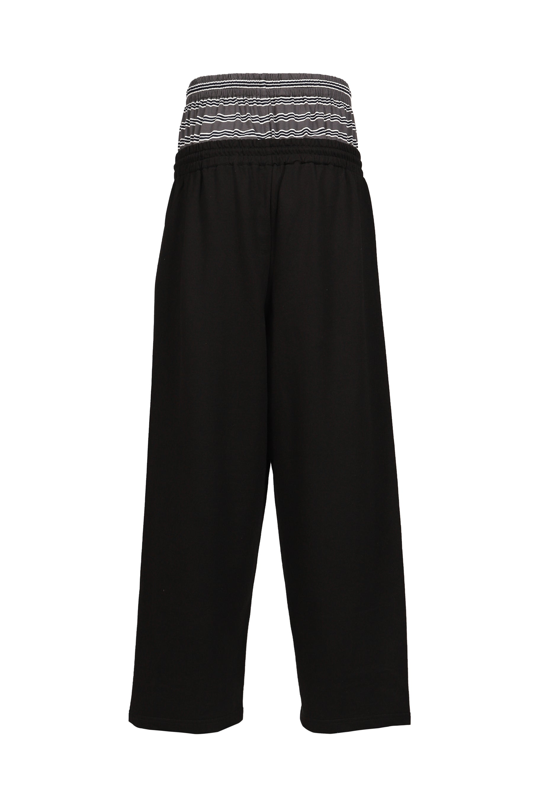 BLACK LAYERED LOUNGE PANTS / BLK
