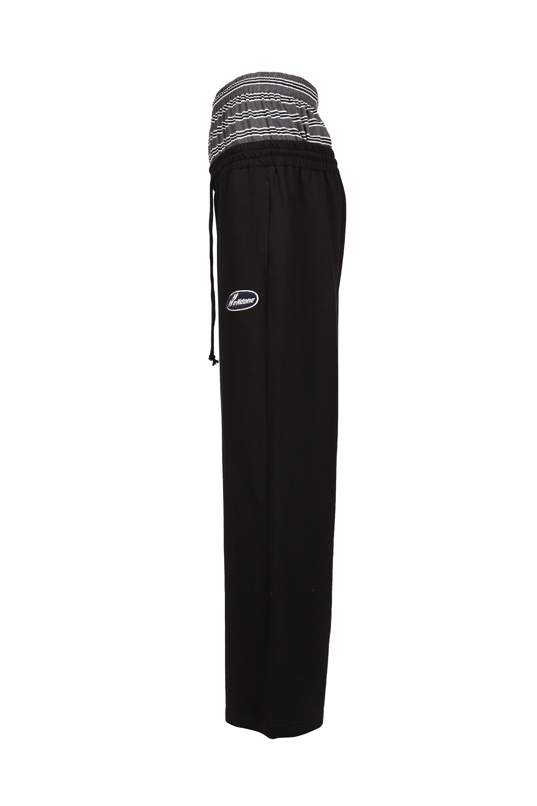 BLACK LAYERED LOUNGE PANTS / BLK
