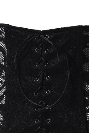 MILK WAISTBAND LACE / BLK