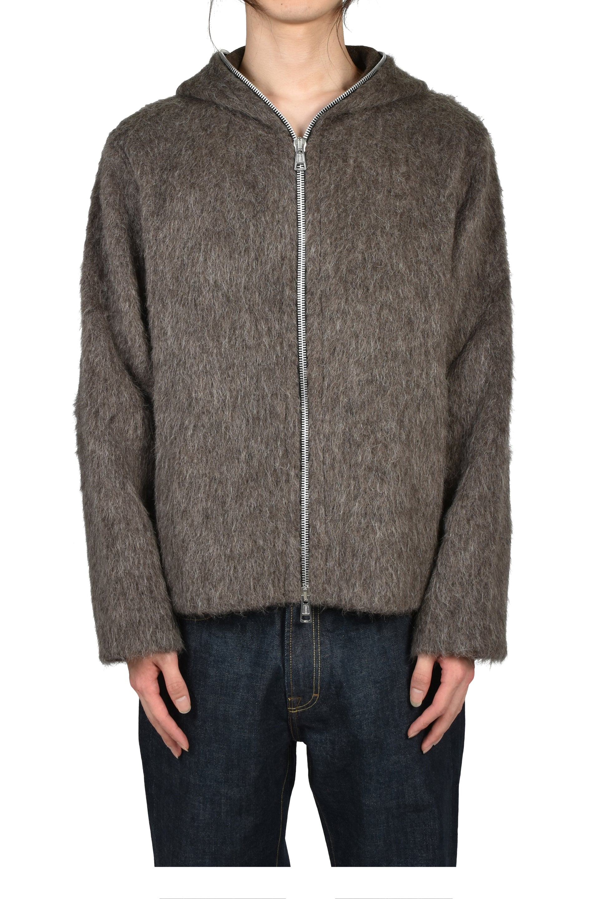 FULL ZIP HOOD / MOLE GRY