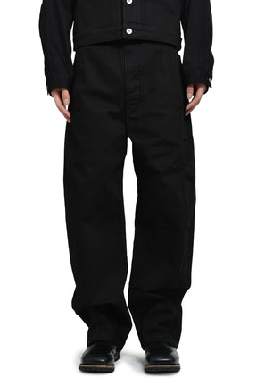 LEMAIRE ルメール FW25 TWISTED BELTED PANTS / BLK - NUBIAN ヌビアン