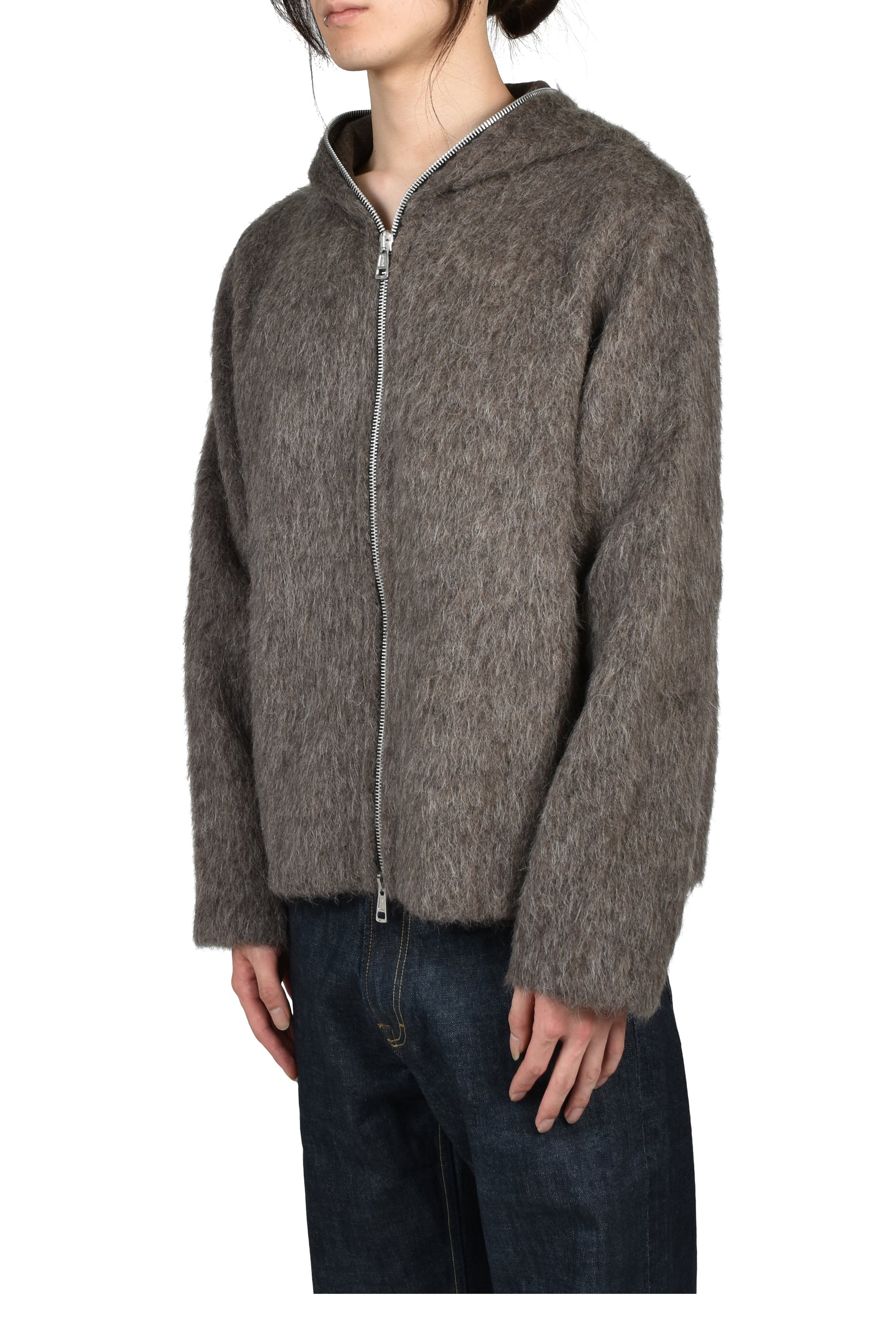FULL ZIP HOOD / MOLE GRY