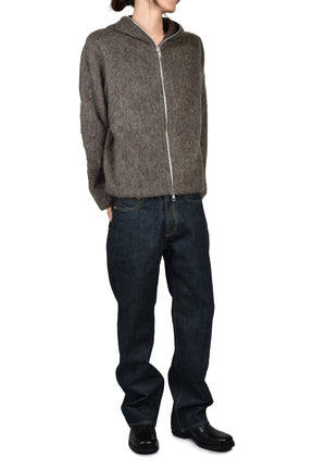 FULL ZIP HOOD / MOLE GRY