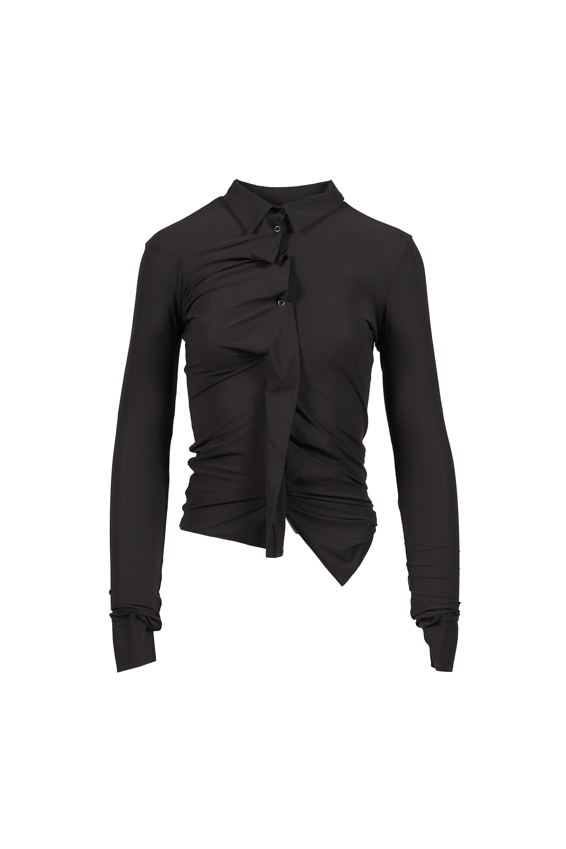 OTTOLINGER FW25 TWISTED SHIRT / TAUPE - NUBIAN