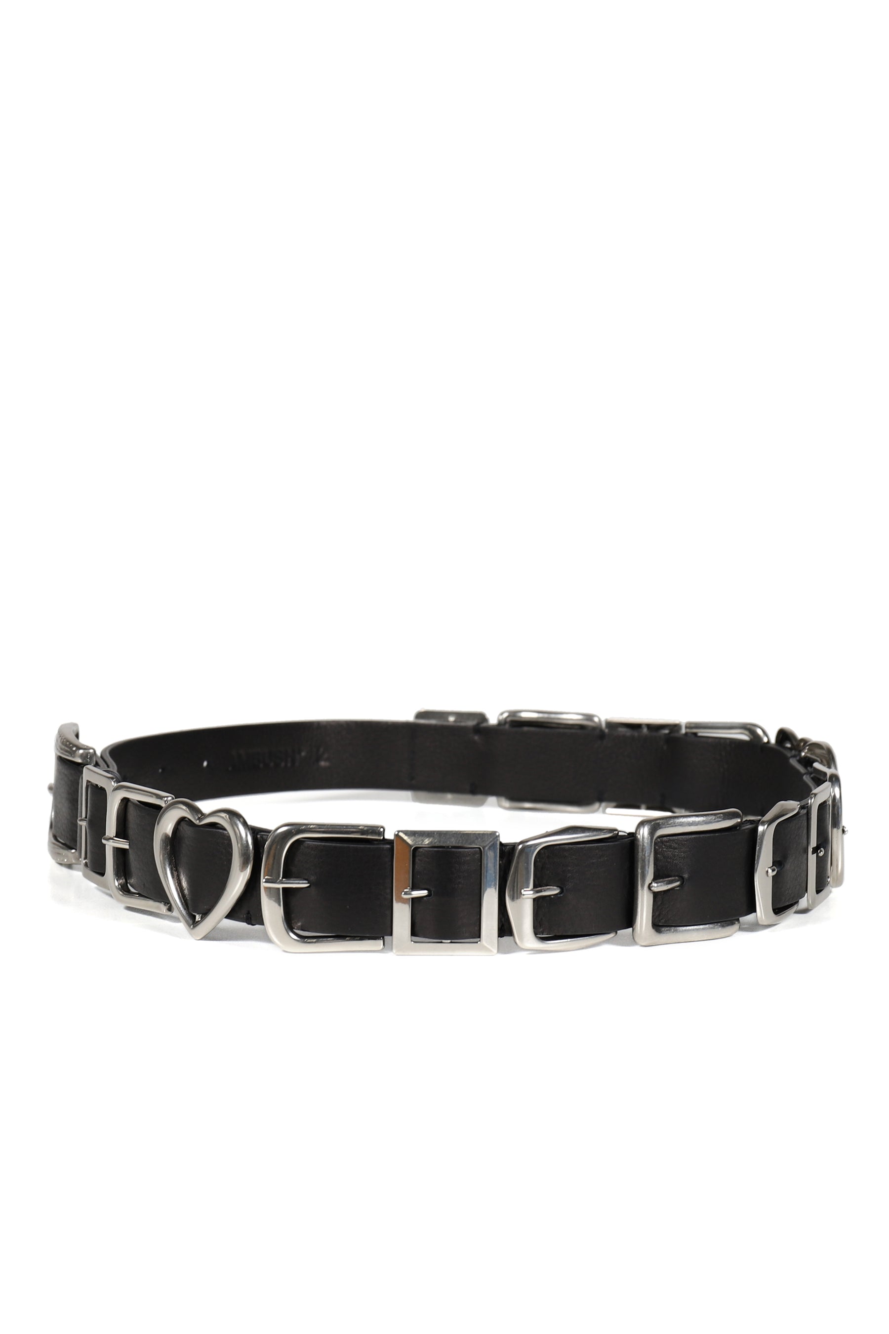 MULTI BUCKLE BELT / SIL