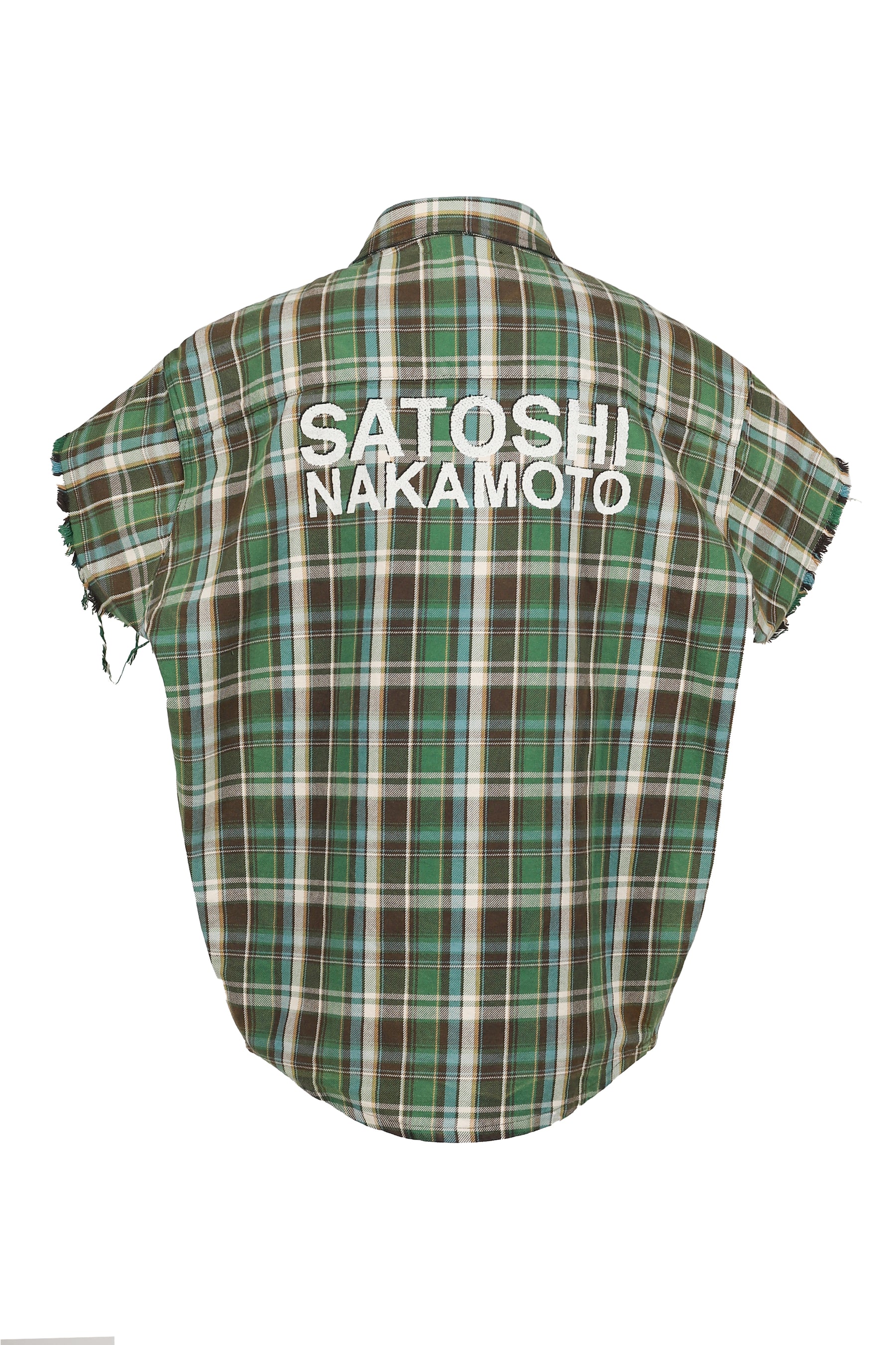 BENDER CUT OFF FLANNEL / GRN PLAID