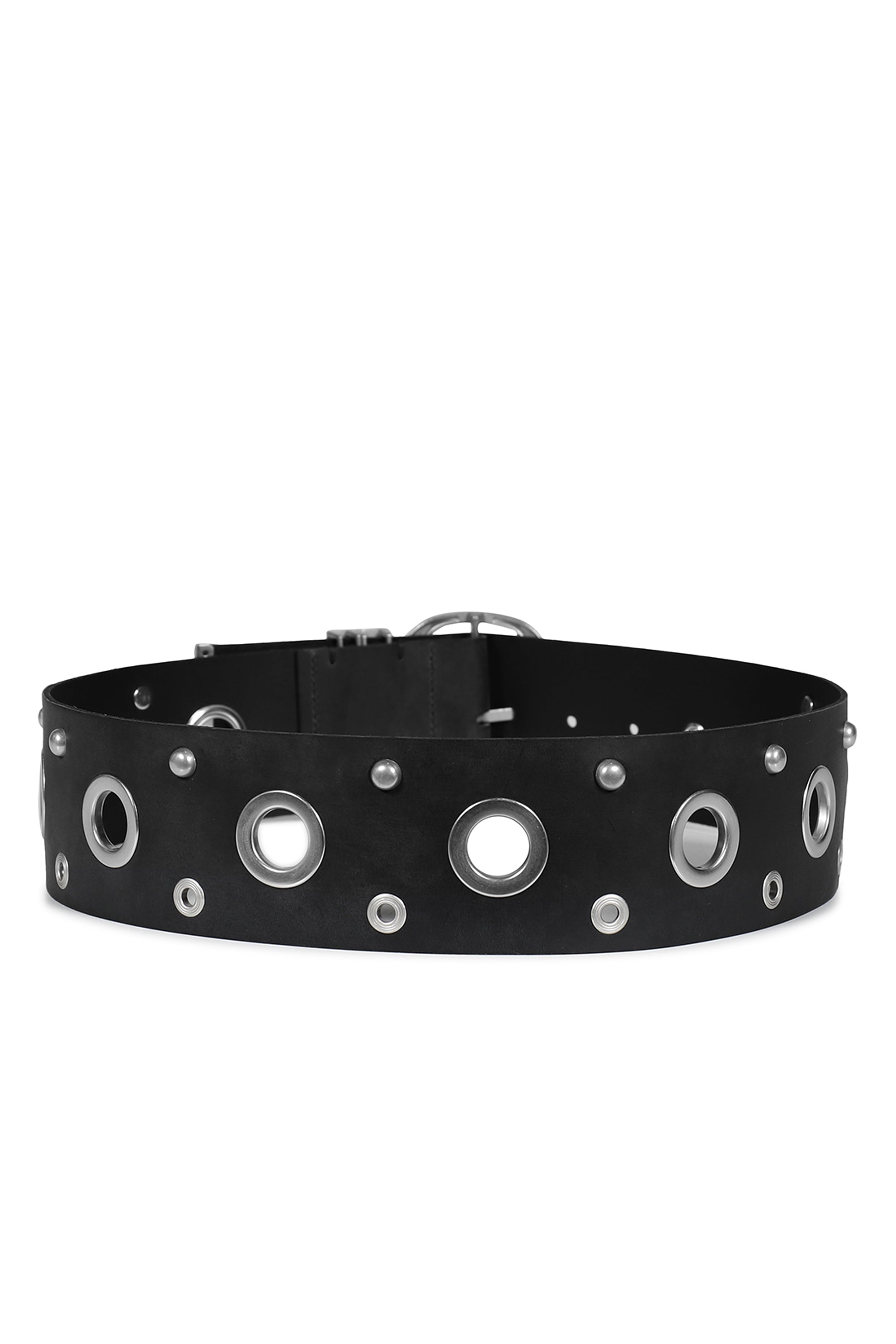 VACANT Archive VACANT Archive SS26 REI STUD WIDE BELT / BLK - NUBIAN