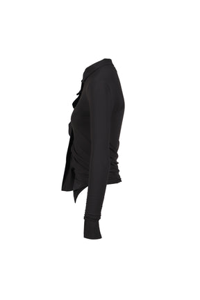 TWISTED SHIRT / TAUPE 