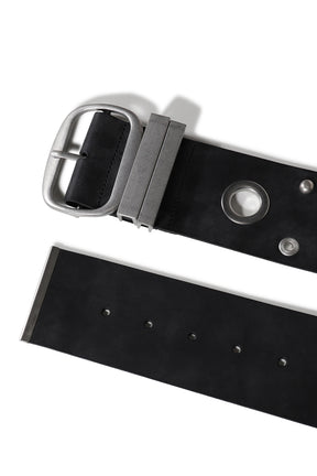 REI STUD WIDE BELT / BLK
