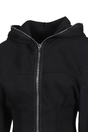 COLLAGE GIMP HOODIE / BLK