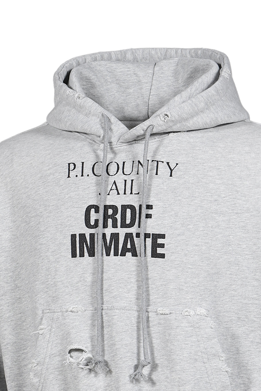HYBRID SWEAT PANTS HOODIE / MELANGE GRY