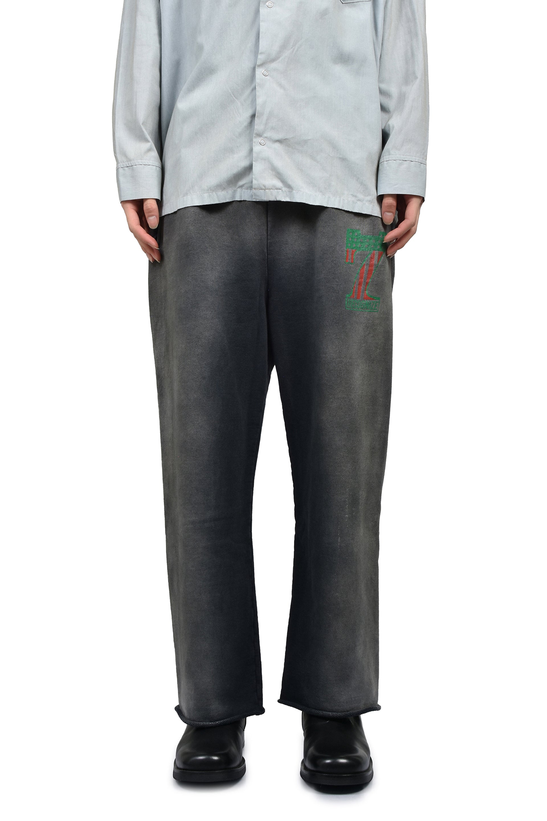 #7 VINYL SWEAT PANTS AGED / BLK