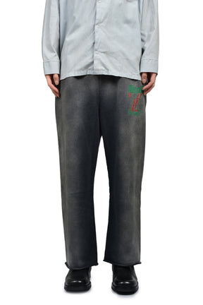 #7 VINYL SWEAT PANTS AGED / BLK