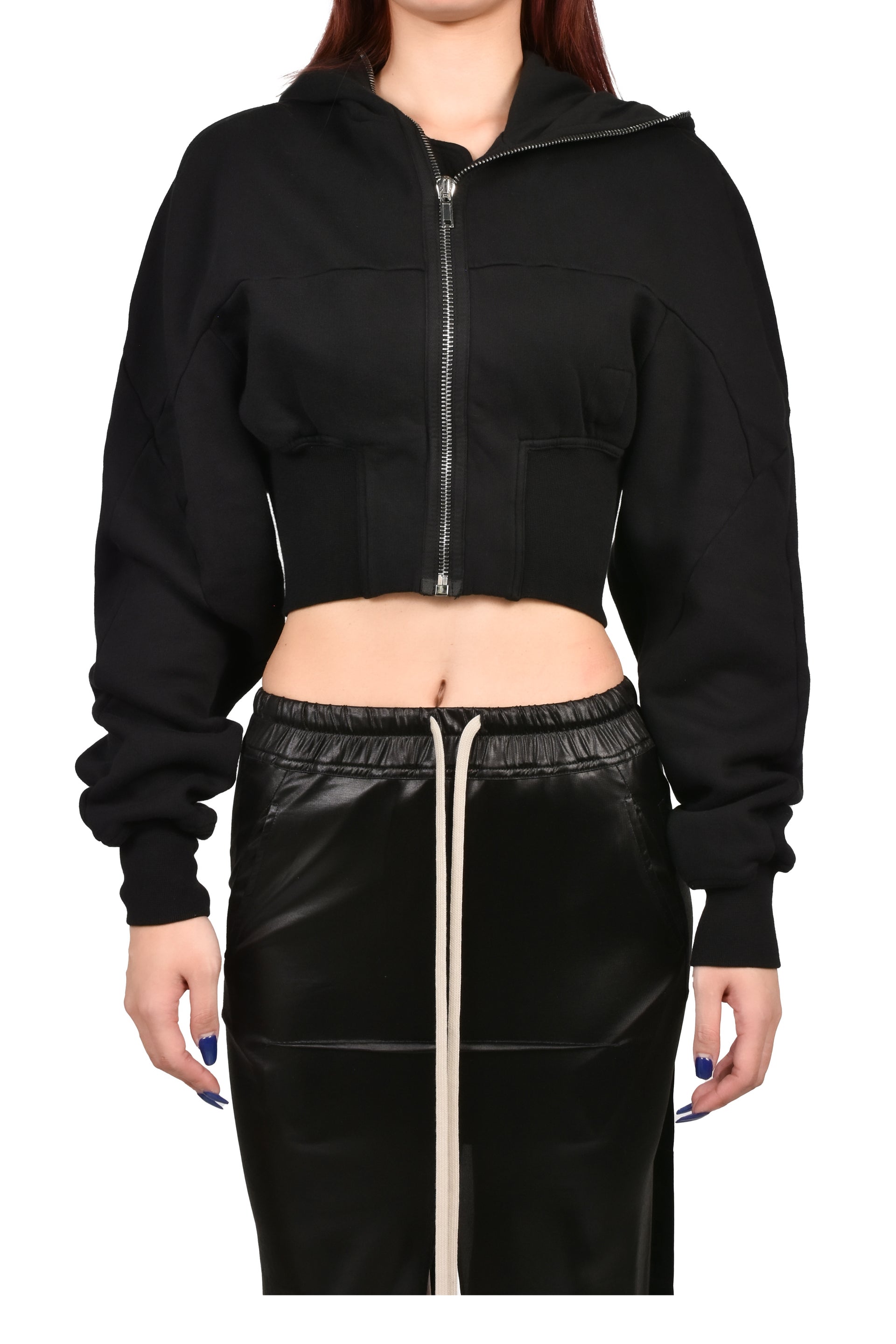 COLLAGE GIMP HOODIE / BLK