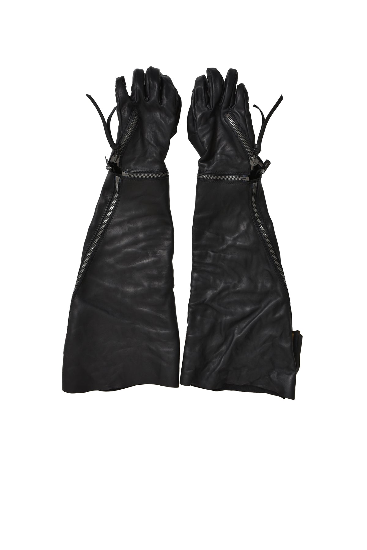 HORSE LEATHER LONG GLOVE / BLK