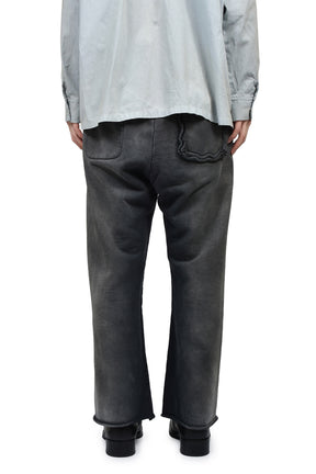 #7 VINYL SWEAT PANTS AGED / BLK