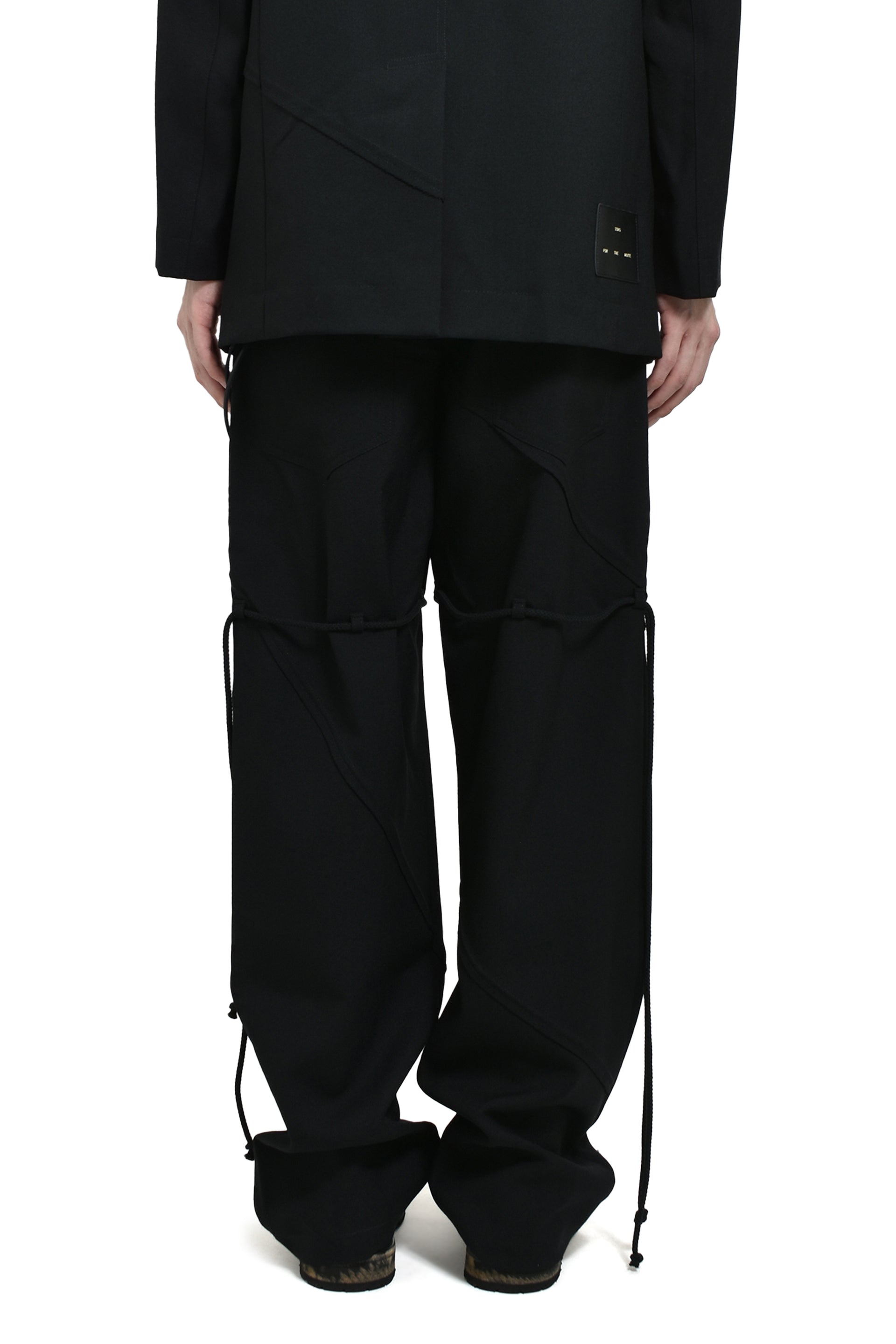 "SLASH" DRESS PANT / BLK