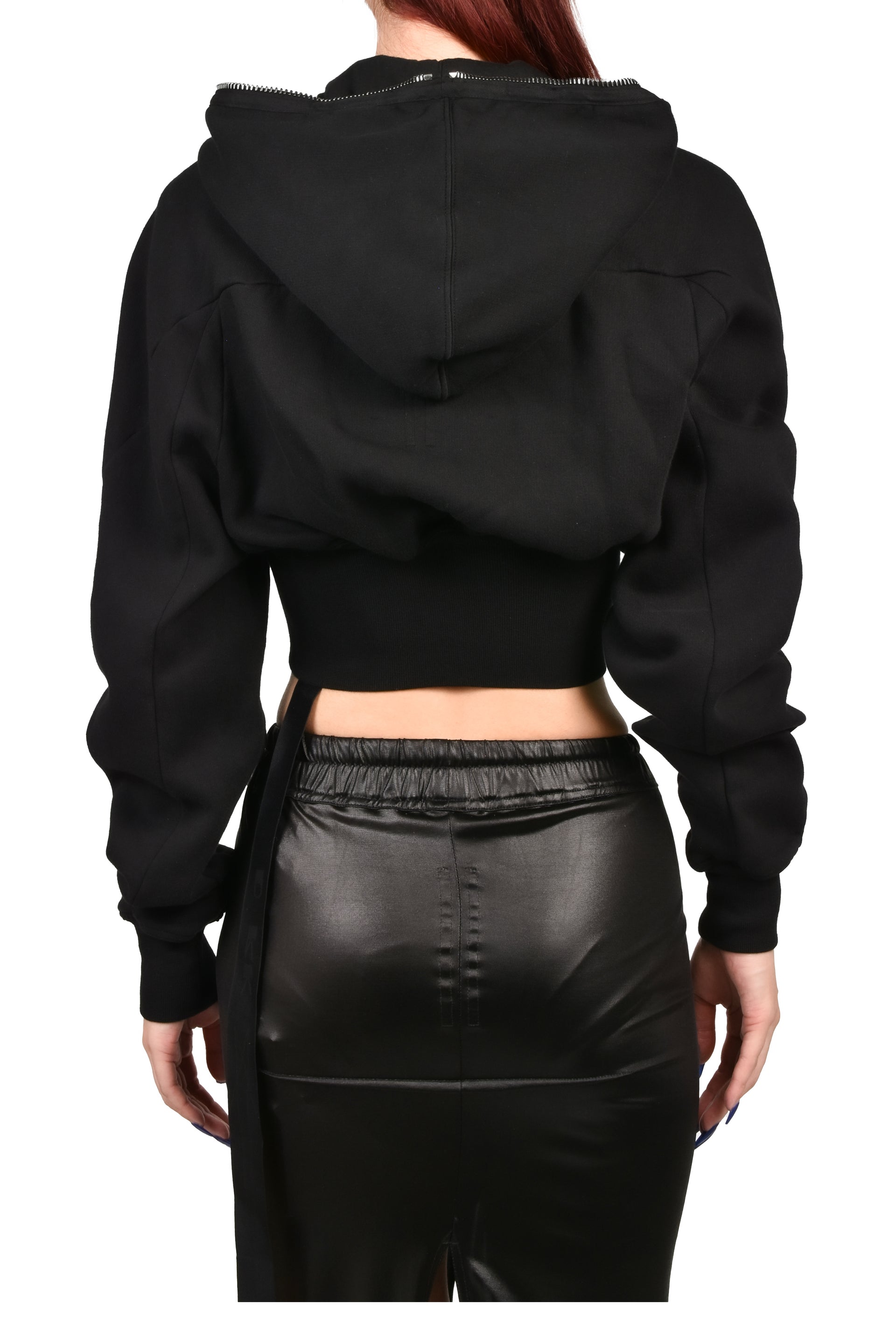 COLLAGE GIMP HOODIE / BLK