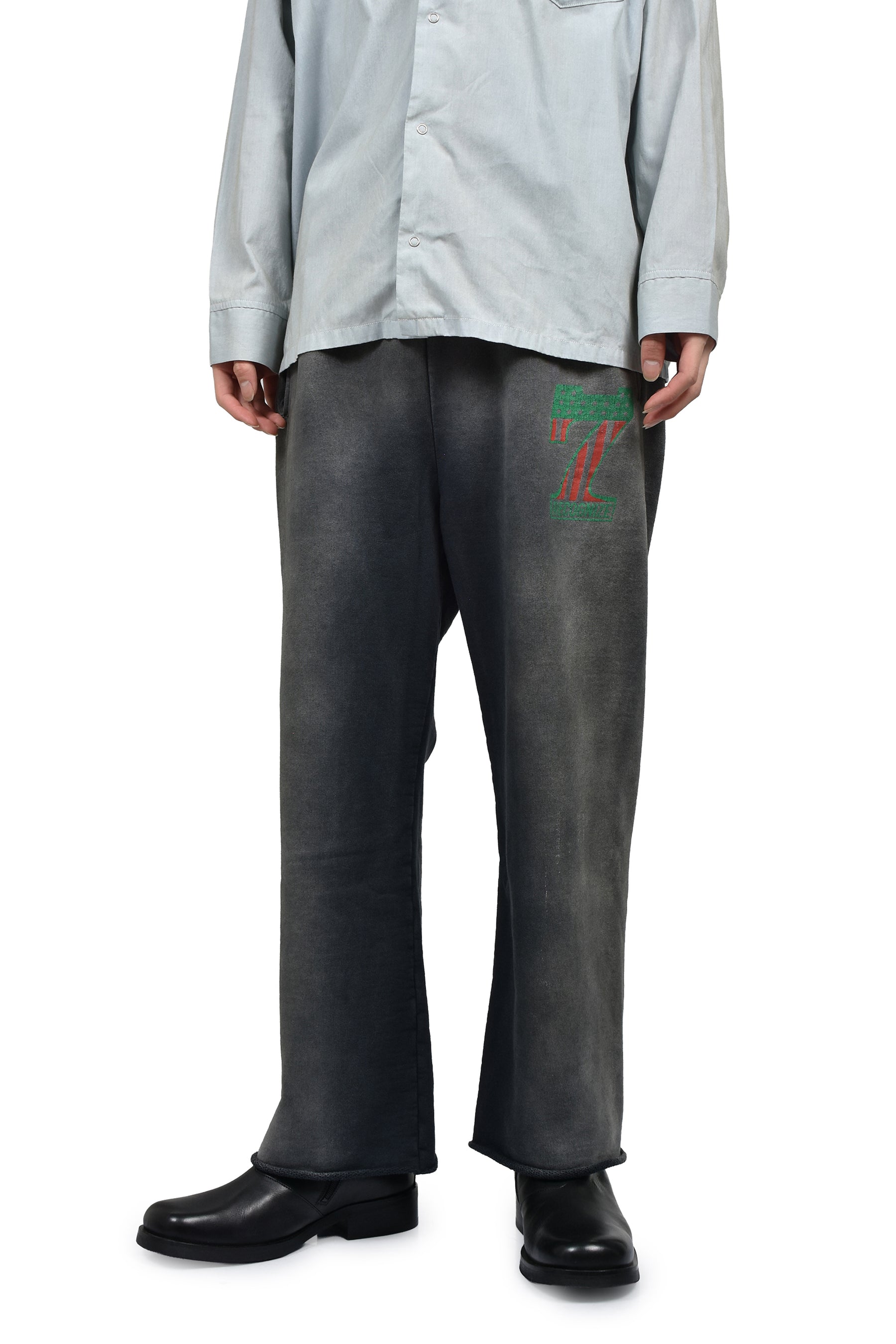#7 VINYL SWEAT PANTS AGED / BLK