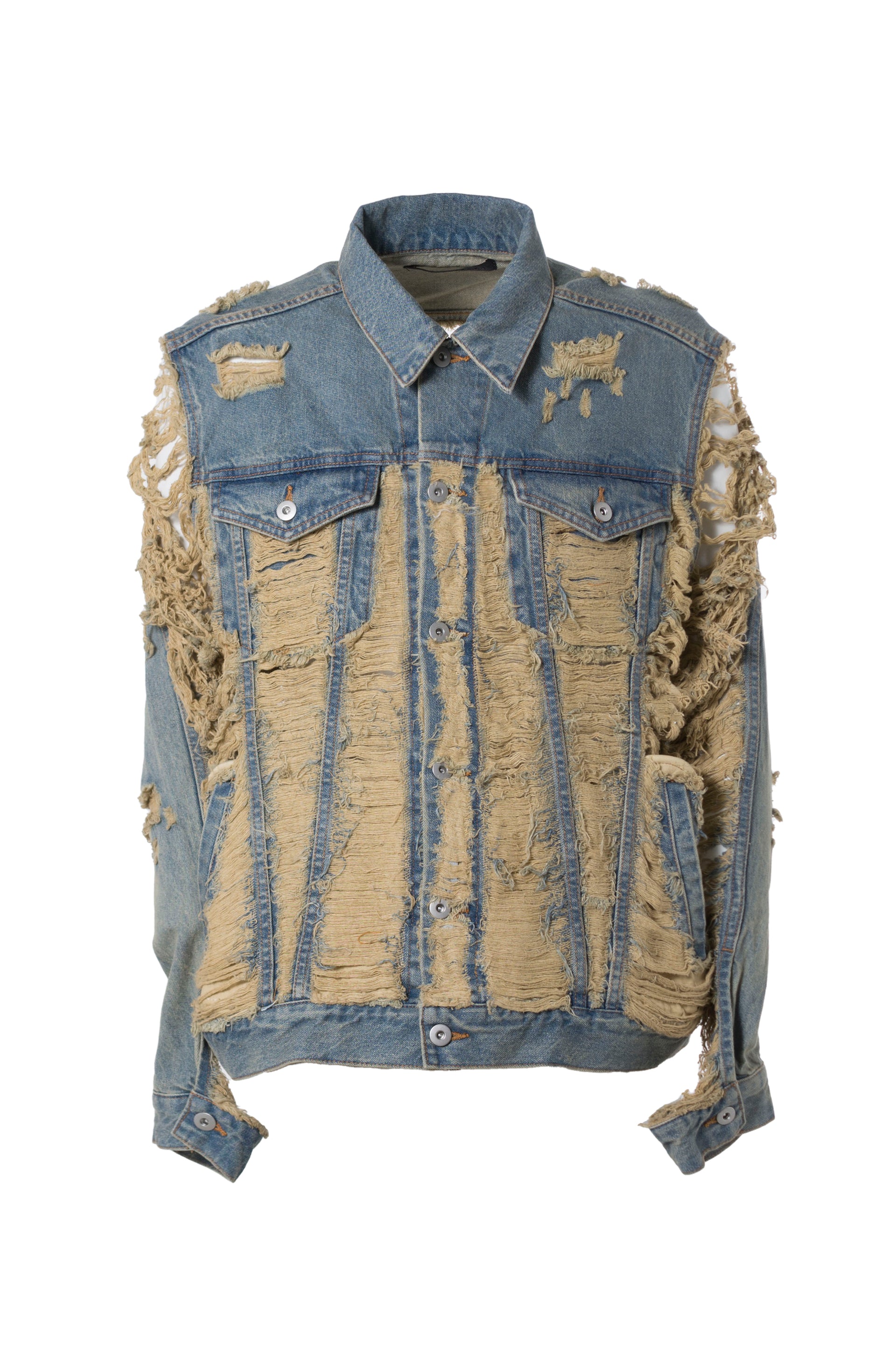JN DISTRESSED DENIM JACKET / IND