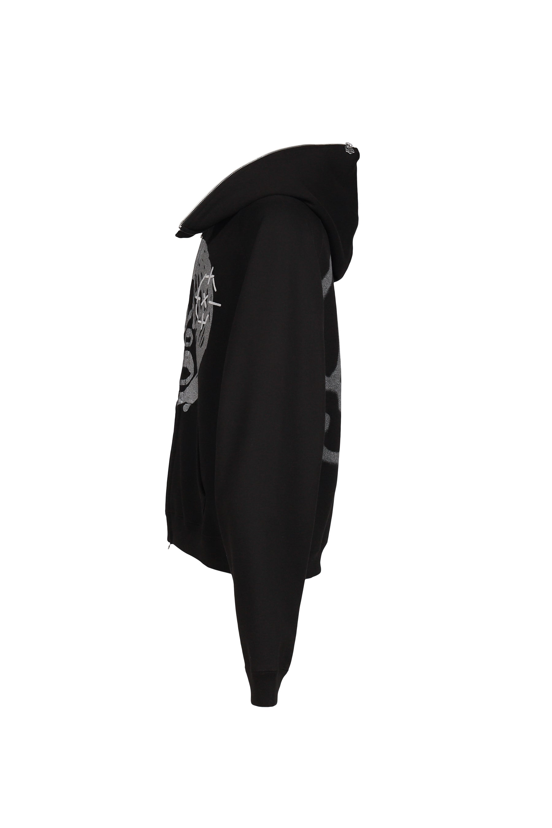 REFLECTIVE FINESSE PUP FULL ZIP AFTERHOOD / BLK