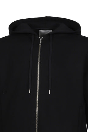 BORED ZIP HOODIE / JET BLK