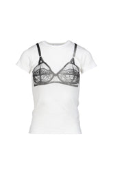 BRA BABY TEE KNIT (EXCLUSIVE) / WHT