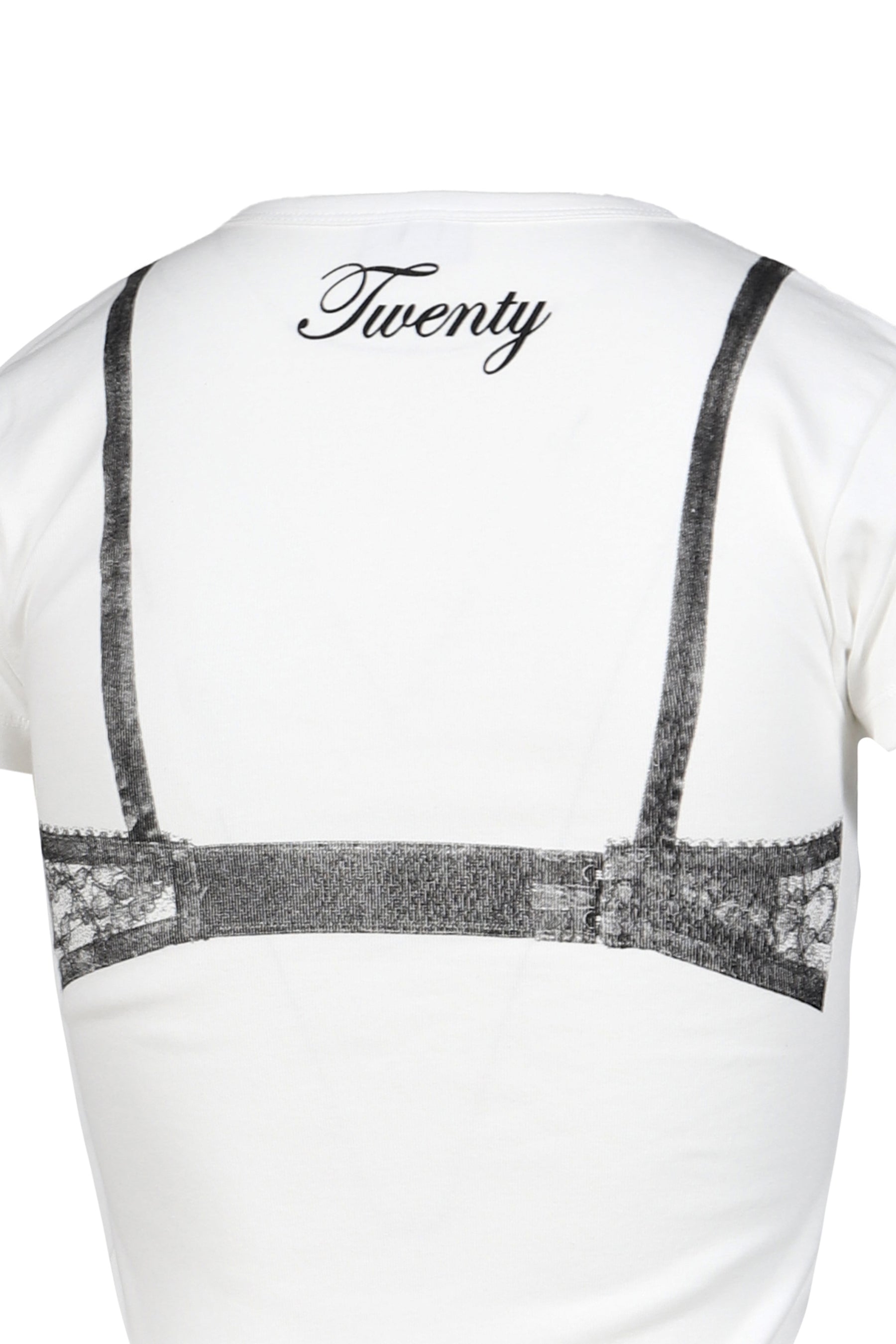 BRA BABY TEE KNIT (EXCLUSIVE) / WHT