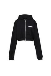MISBHV COMMUNITY CROPPED ZIPPED HOODIE(Exclusive) / BLK