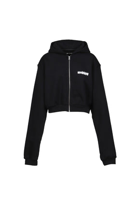 MISBHV COMMUNITY CROPPED ZIPPED HOODIE(Exclusive) / BLK