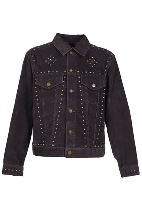 Needles ニードルス FW25 STUDDED JEAN JACKET - 14W CORDUROY / BLK