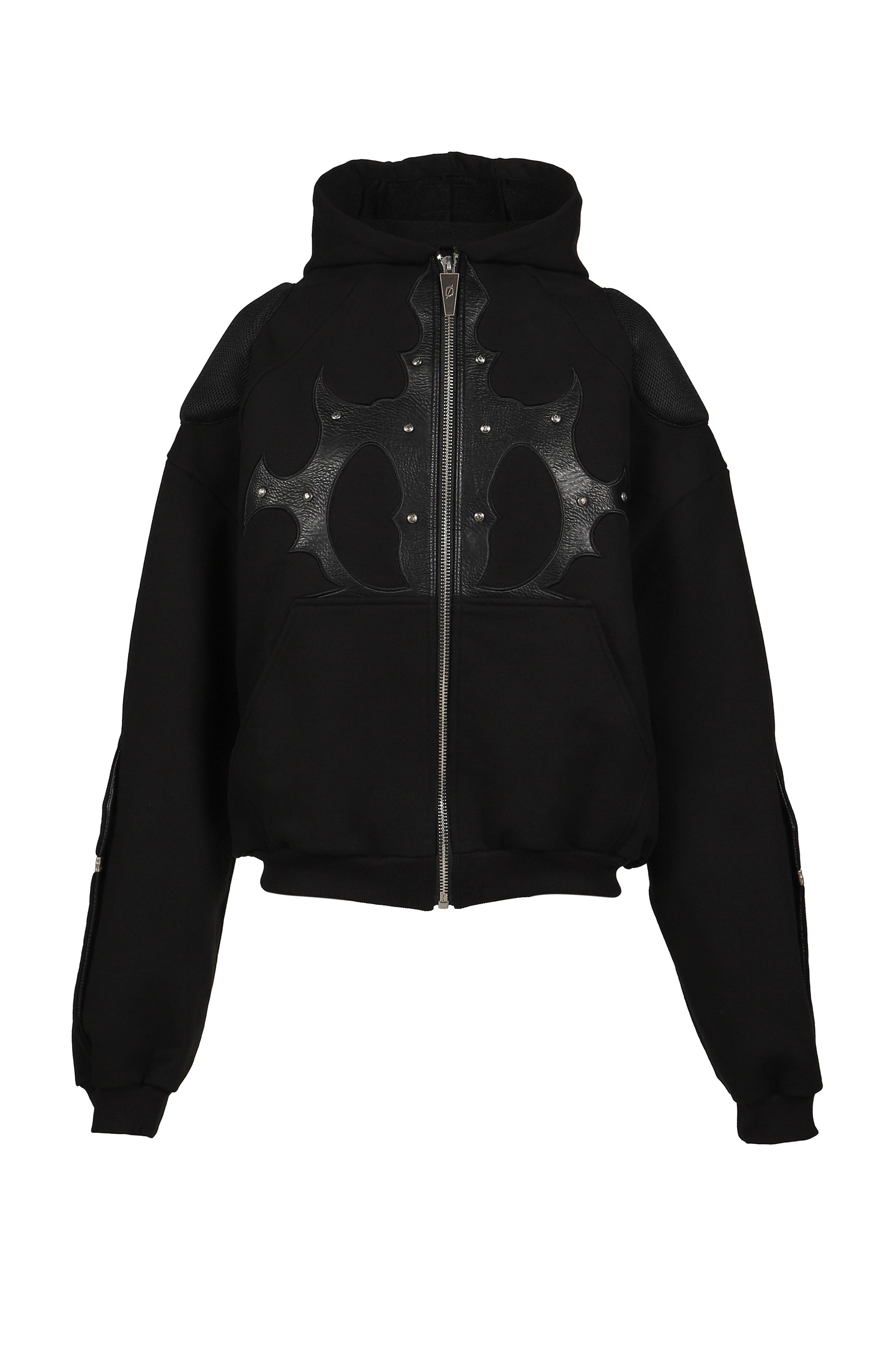 PADDED HOODIE / BLK