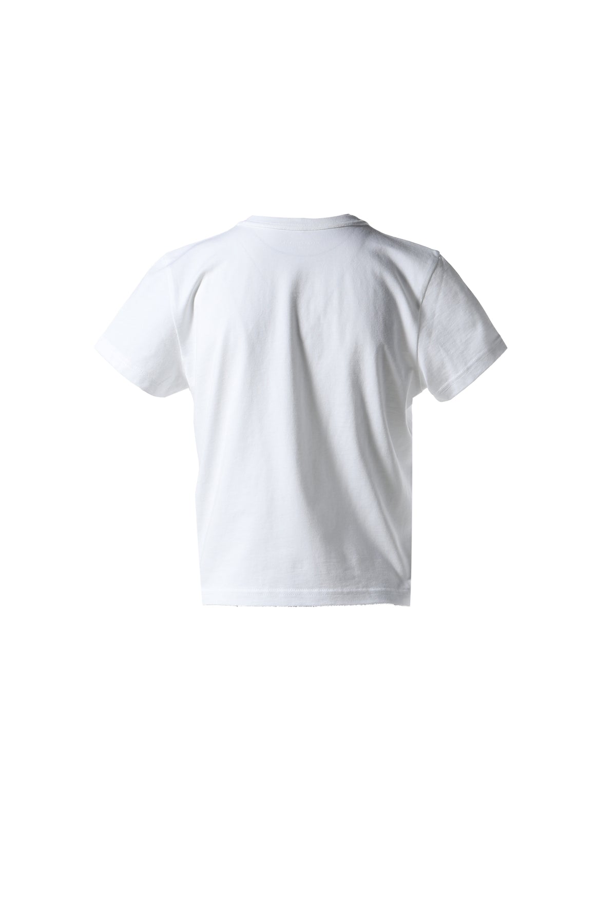 ESSENTIAL JSY SHRUNKEN TEE W/PUFF LOGO / WHT