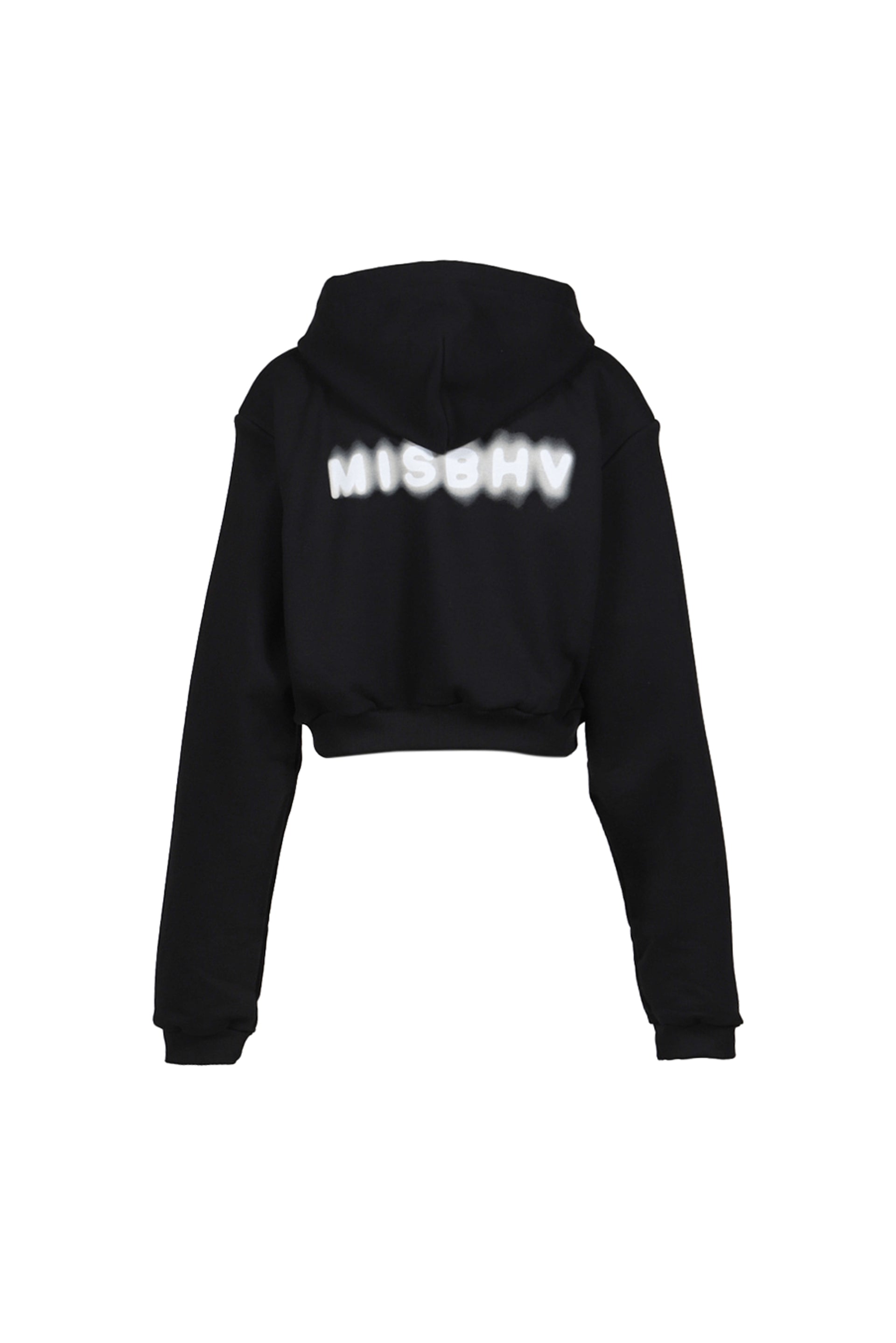 MISBHV COMMUNITY CROPPED ZIPPED HOODIE(Exclusive) / BLK