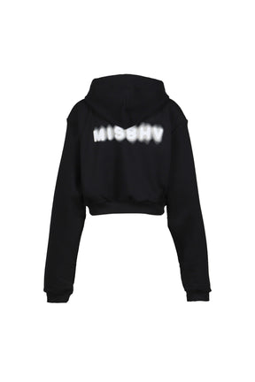 MISBHV COMMUNITY CROPPED ZIPPED HOODIE(Exclusive) / BLK