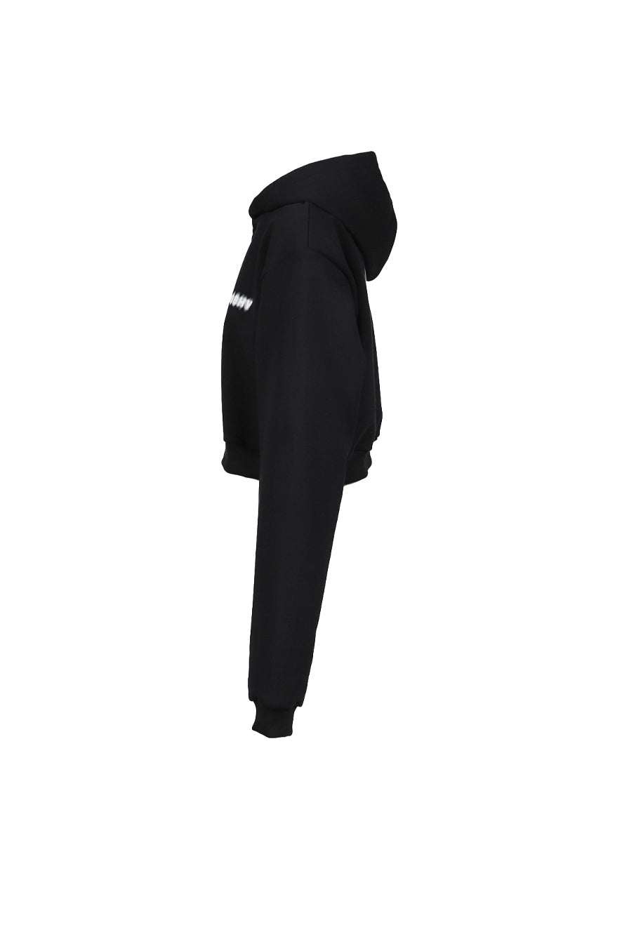 MISBHV COMMUNITY CROPPED ZIPPED HOODIE(Exclusive) / BLK