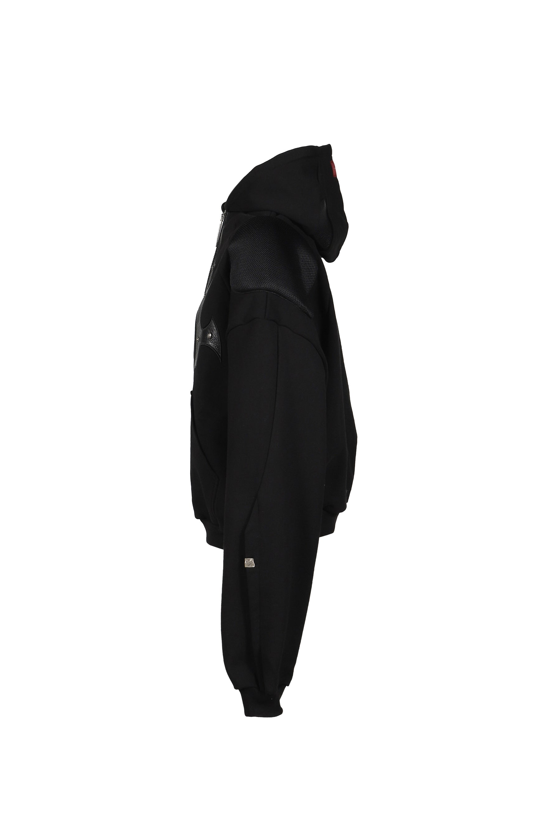PADDED HOODIE / BLK