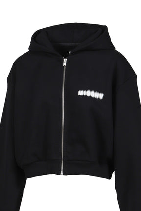 MISBHV COMMUNITY CROPPED ZIPPED HOODIE(Exclusive) / BLK
