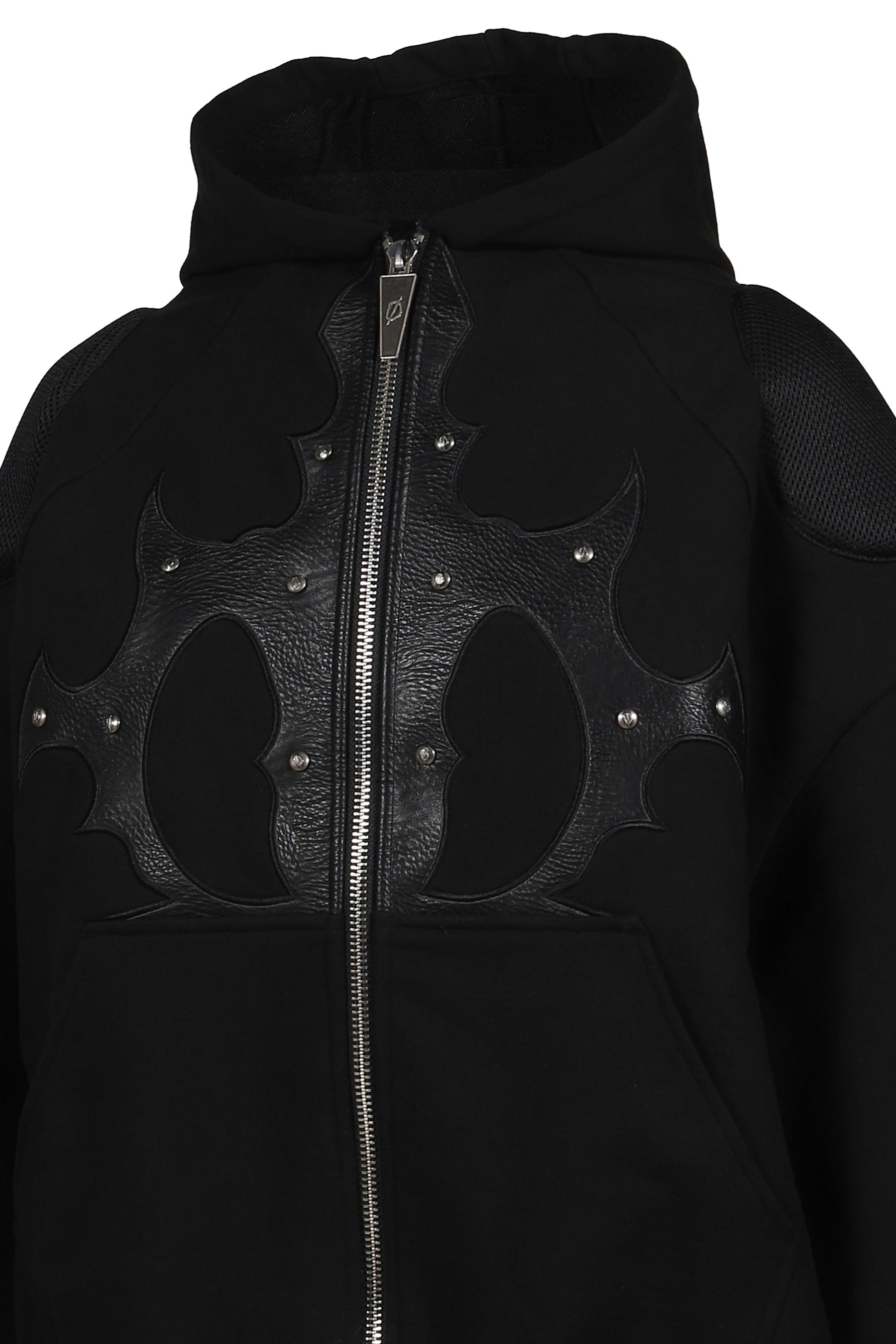 PADDED HOODIE / BLK