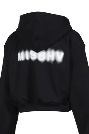 MISBHV COMMUNITY CROPPED ZIPPED HOODIE(Exclusive) / BLK