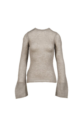 BEAM CARDIGAN  / DARK STONE