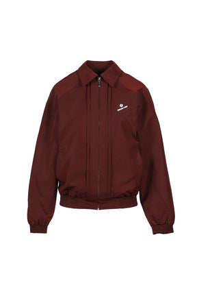TUCK DETAIL SPORT JACKET / RED