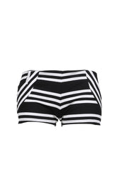 CLEO SHORTS / BLK STRIPES