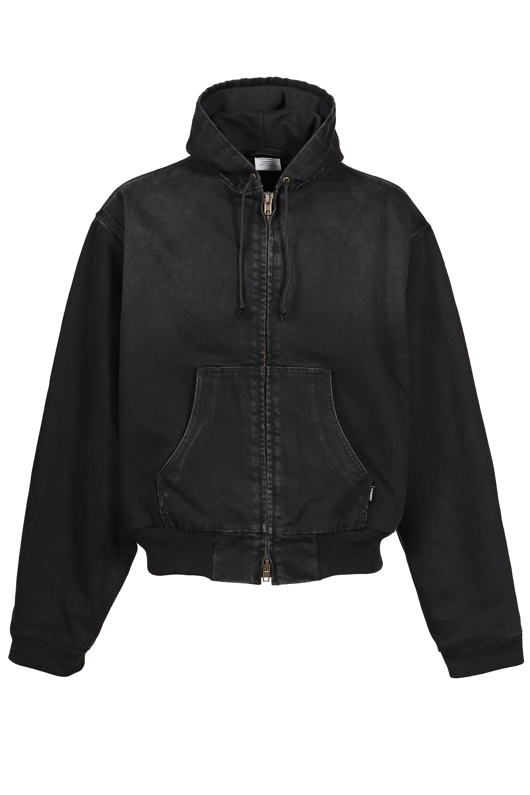 DENIM WORKWEAR BOMBER JACKET / BLK