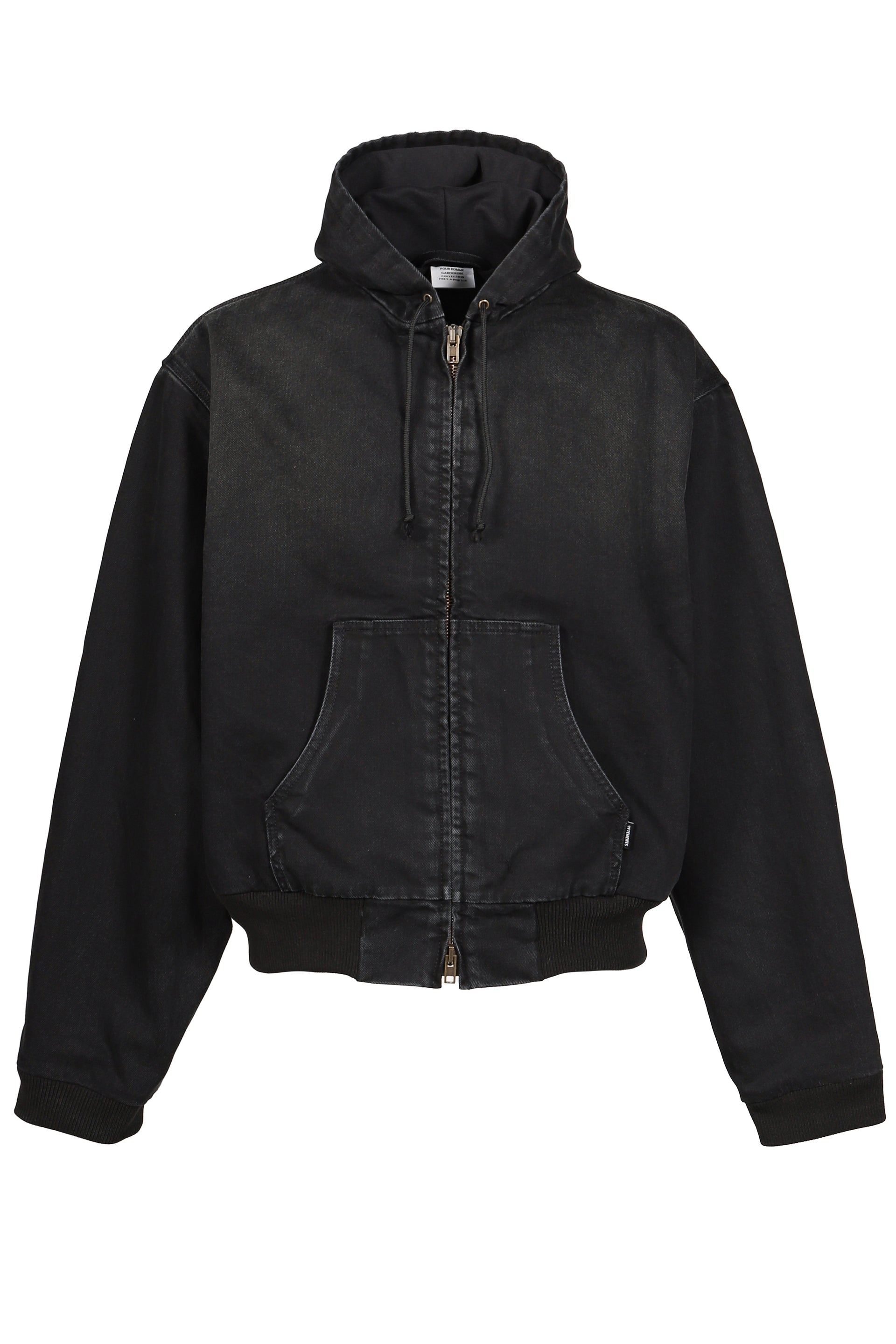 DENIM WORKWEAR BOMBER JACKET / BLK