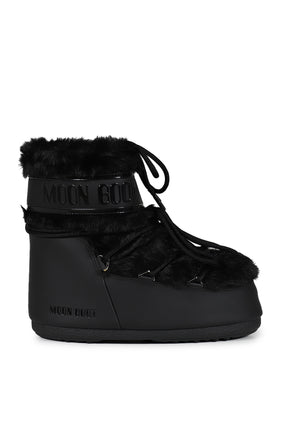 MB ICON LOW FAUX FUR / BLK