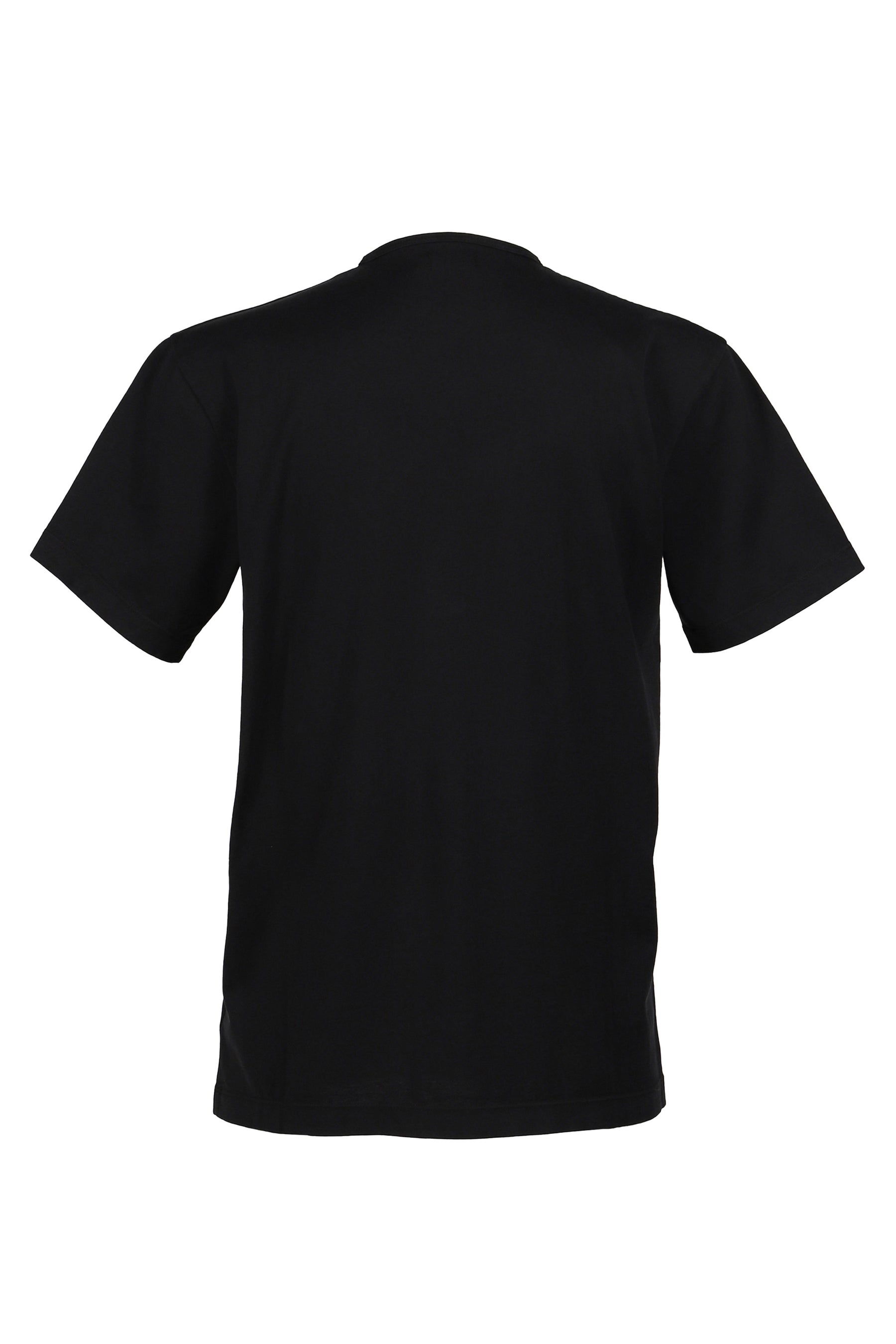 FLOCKED PUP SS TEE / BLACK