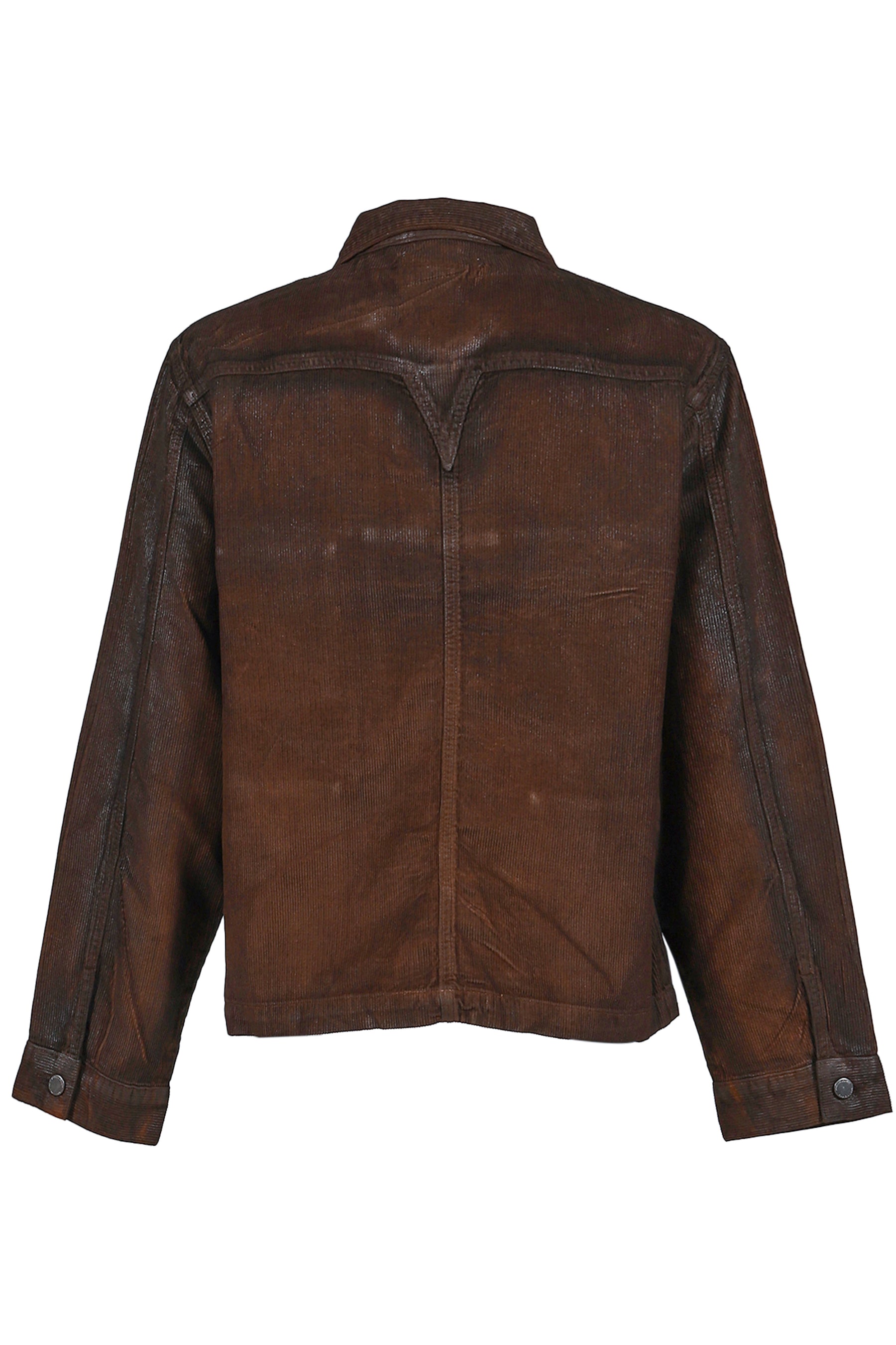 NO MAINTENANCE FW25 TORAI WAXED CORDUROY JACKET / BRW - NUBIAN